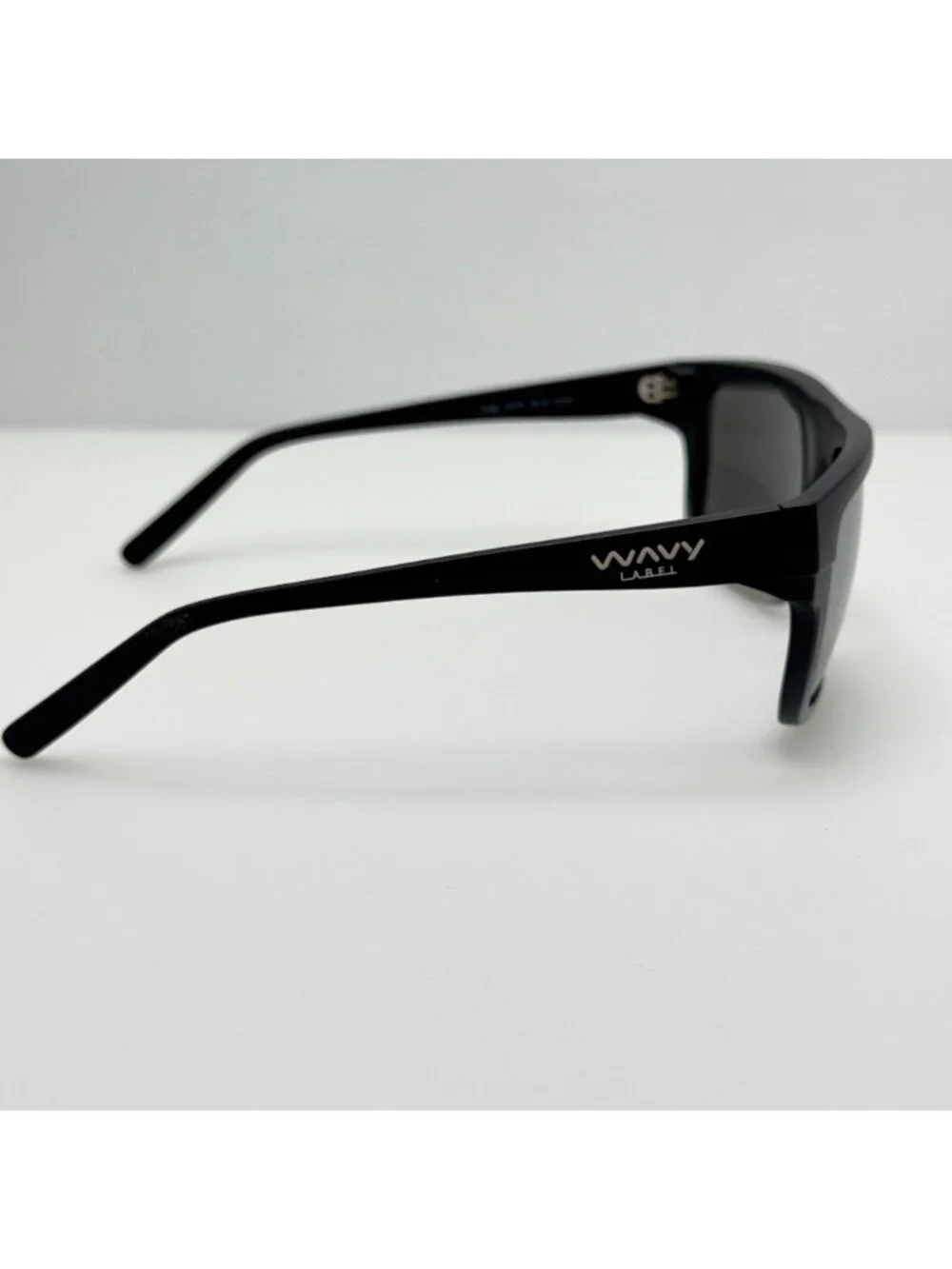 Wavy Label Sunglasses Papi BLK-SSM Polarized Black